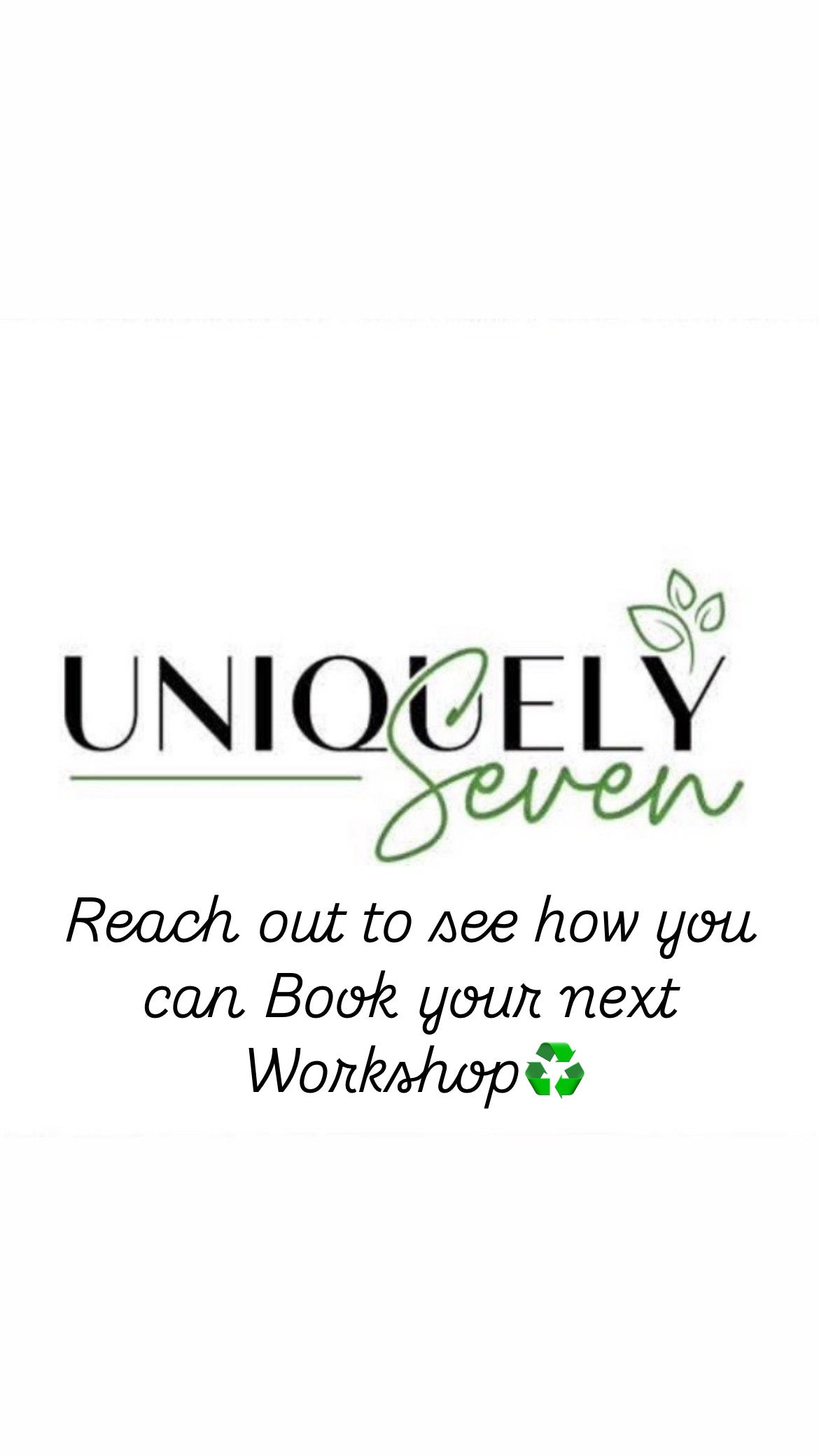 Upcycle GROUP Workshop (15 Max)